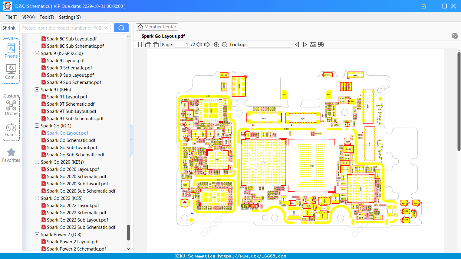 Tecno Spark Go Layout